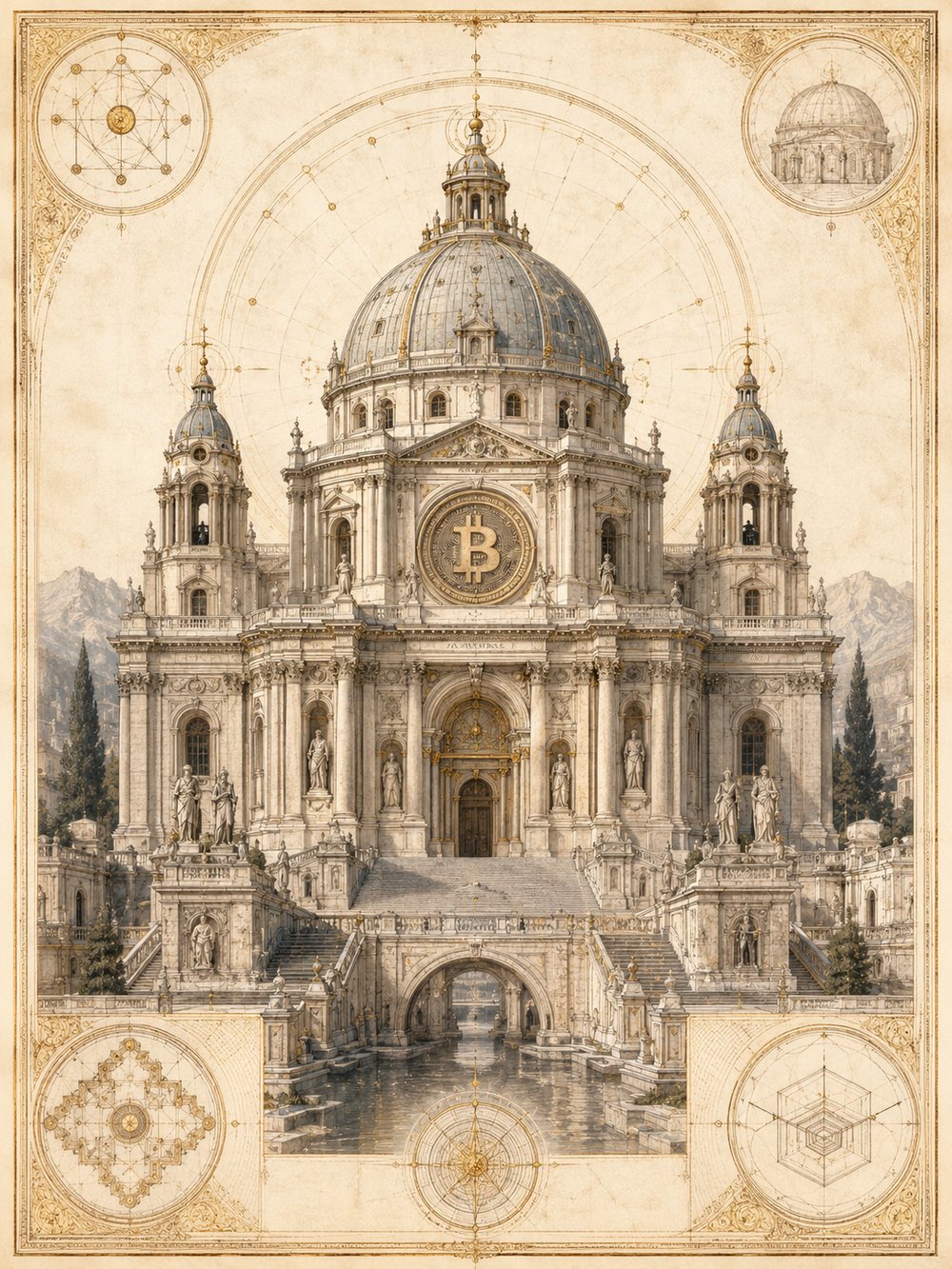 The Cathedral of Time — Fine-art mythos