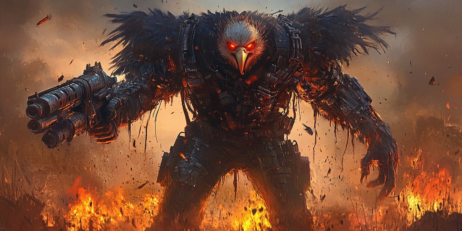 Key art for Bullet McCaw — the Inferno Rail saga.